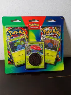 Pokemon TCG Phantasmal Flames 2-Pack Blister Oddish Gloom Vileplume Sealed - Image 1