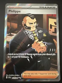 Philippe- 110/086 Full Art Trainer Supporter Pokemon-Chaos Rising - Image 1