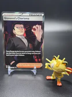 Giovanni's Charisma 197/165 Pokemon Sv: Scarlet & Violet 151 Holo - NM - Image 1