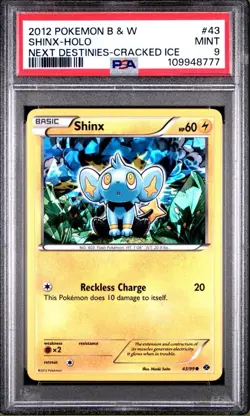 2012 Pokemon B&W Luxio-Cracked Ice Promo -Dark Explorers PSA 10 With Set - Image 2