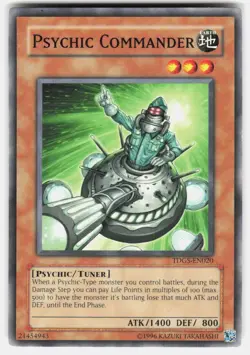 Psychic Commander TDGS-EN020 The Duelist Genesis Yugioh Unlimited NM - Image 1
