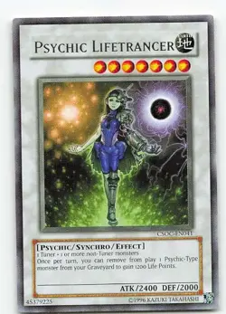 Psychic Lifetrancer CSOC-EN041 Crossroads of Chaos Rare NM Yu-Gi-Oh - Image 1