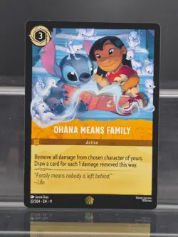 Disney Lorcana Ohana Means Family 32/204 Winterspell Legendary - Image 1