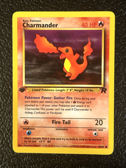 Charmander 1st Edition #50/82 Team Rocket NM/Near Mint Pokemon 2000 - Image 1