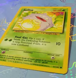 Koffing 51/102 Base Set 1999 Pokemon Card VLP - Image 3