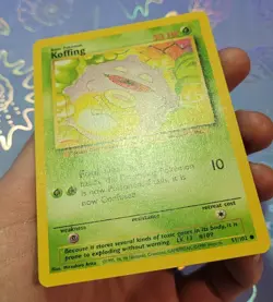 Koffing 51/102 Base Set 1999 Pokemon Card VLP - Image 4