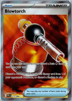 Pokemon Card - Blowtorch Phantasmal Flames 117/094 2025 Ultra Rare Near Mint - Image 1