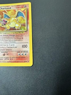 Charizard 4/102 HOLO Base Set 1995 Ita Pokemon Card - Image 2
