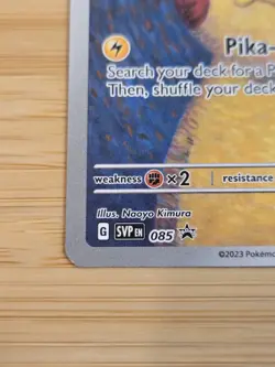 Pikachu with Grey Felt Hat 085 Sv: Scarlet & Violet Promo Card Van Gogh NM/M - Image 2