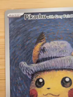 Pikachu with Grey Felt Hat 085 Sv: Scarlet & Violet Promo Card Van Gogh NM/M - Image 5