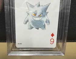 BGS 9.5 Gengar, 1999 Pokemon Silver Poker Japanese Playing Card - Image 3