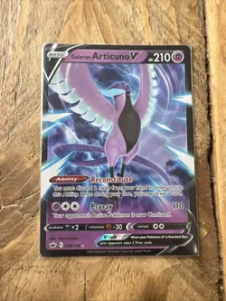 Galarian Articuno V 058/198 Chilling Reign Ultra Rare Holo Pokemon Card LP - Image 1