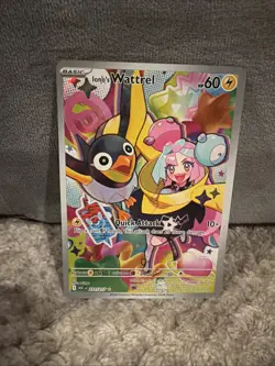 Pokemon Iono's Wattrel Illustration Rare Full Art Holo Card 231/217 60 HP 10+ 2… - Image 1