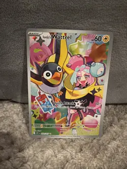 Pokemon Iono's Wattrel Illustration Rare Full Art Holo Card 231/217 60 HP 10+ 2… - Image 2