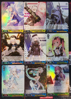9 Total SR Goddess of Victory: Nikke JP Weiss Schwarz Cards - Image 1