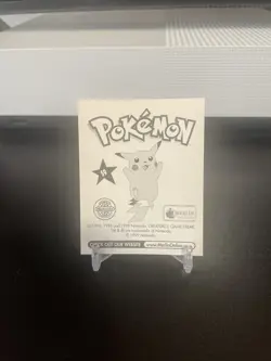 1999 Merlin Pokemon Special Glitter Stickers Paras #S9 - Image 2