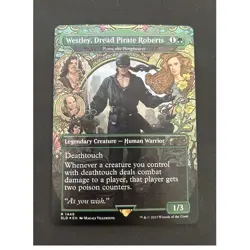 MTG Westley, Dread Pirate Roberts 1449 Borderless Foul Secret Lair Fynn Fangbear - Image 1
