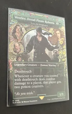 MTG Westley, Dread Pirate Roberts 1449 Borderless Foul Secret Lair Fynn Fangbear - Image 2