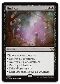 Final Act #213 (NM) Commander: Secrets of Strixhaven SOC Magic MTG - Image 1