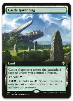 Castle Garenbrig (Extended Art) #388 (NM) Throne of Eldraine ELD Magic MTG - Image 1