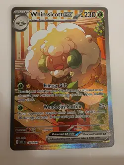 Pokemon TCG Whimsicott ex Special Illustration Rare SV: White Flare 165/086 NM - Image 1