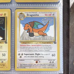 Wizards of the Coast Pokemon TCG Dragonite 4/62 Fossil Rare 1st Ed Holo 1999 - Image 1