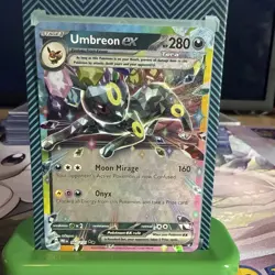 Umbreon ex 060/131 Holo Double Rare Prismatic Evolutions Pokemon Near Mint - Image 1