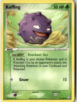 2004 EX TEAM ROCKET RETURNS KOFFING 61/109 - Image 1