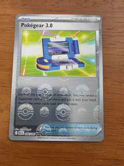 Pokegear 3.0 084/086 Black Bolt Pokeball Reverse Holo Pokemon TCG - Image 1