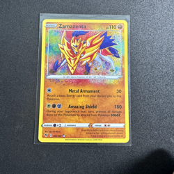 Pokemon TCG Zamazenta Vivid Voltage 102/185 Holo Amazing Rare NM - Image 1