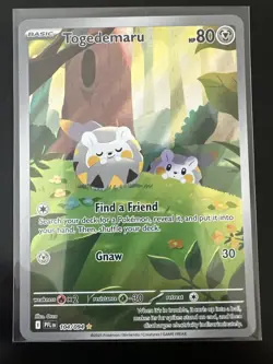 Togedemaru 104/094 Illustration Rare - Pokemon Phantasmal Flames NM - Image 1