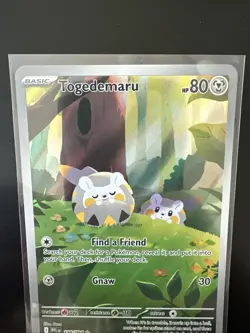 Togedemaru 104/094 Illustration Rare - Pokemon Phantasmal Flames NM - Image 3