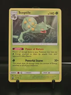 Pokemon Sceptile 10/168 Sun & Moon - Celestial Storm LP - Image 1