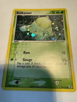 Bulbasaur 55/112 Pokemon Ex FireRed LeafGreen Reverse Holo - Image 1