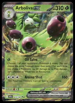 Pokemon SV10: Destined Rivals #023/182 Arboliva ex - Image 1