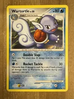 Pokemon TCG Wartortle Platinum 65/127 Regular Uncommon MP - Image 1
