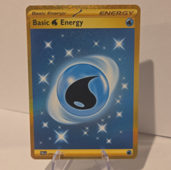 Pokemon TCG Basic Water Energy Sv02 Paldea Evolved 279/193 Hyper Rare Holo EN - Image 1