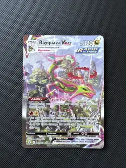 Pokemon TCG Rayquaza VMAX Evolving Skies 218/203 - Image 1