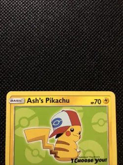 Ash's Pikachu - SM112 - Non-Holo Promo POKEMON SUN & MOON PROMOS LP - Image 3