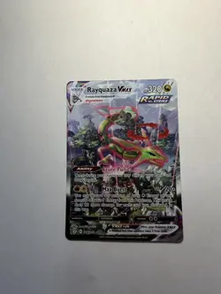 Pokemon Rayquaza VMAX Alternate Art Secret Rare Holo 218/203 Evolving Skies - Image 1