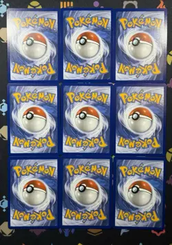 Pokemon Full Set of 9 First Partner Series 1 Illustration Collection English NM - Image 2