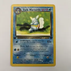 Pokemon 1st EDITION Dark Wartortle #46/82 Uncommon - 2000 Team Rocket - Image 1