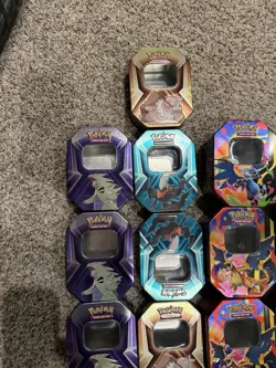 Pokemon Tins Lot of 34 “empty” And 4 Deck Boxes - Image 2