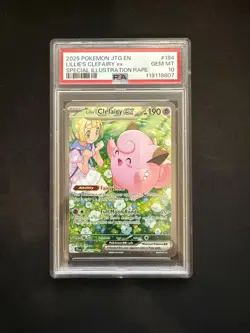PSA 10 Lillie's Clefairy ex - 184/159 - 2025 Journey Together - Pokemon SIR - Image 1