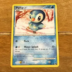 Pokemon TCG Piplup 15/17 Regular POP Series 8 LP - Image 1