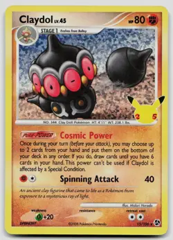 Claydol 15/106 Celebrations: Classic Collection Pokemon NM - Image 1