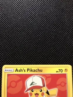 Ash's Pikachu - SM109 - Non-Holo Promo POKEMON SUN & MOON PROMOS LP - Image 3