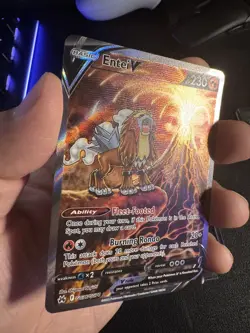 Entei v Crown Zenith Galarian Gallery Holo Ultra Rare Pokemon TCG GG36/GG70 NM - Image 2