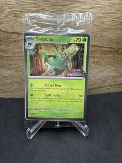 Sinistcha 022/167 Twilight Masquerade BEST BUY Stamp *Sealed* Promo Pokemon TCG - Image 1
