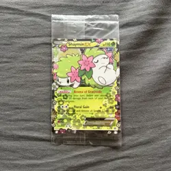SEALED Pokemon Shaymin EX XY148 XY Generations Rare Holo Promo Black Star NM - Image 1